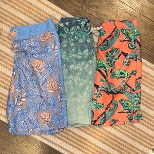 Art Class and Old Navy Excellent Condition Boys’ Size 12 Swim Trunks Set of 3